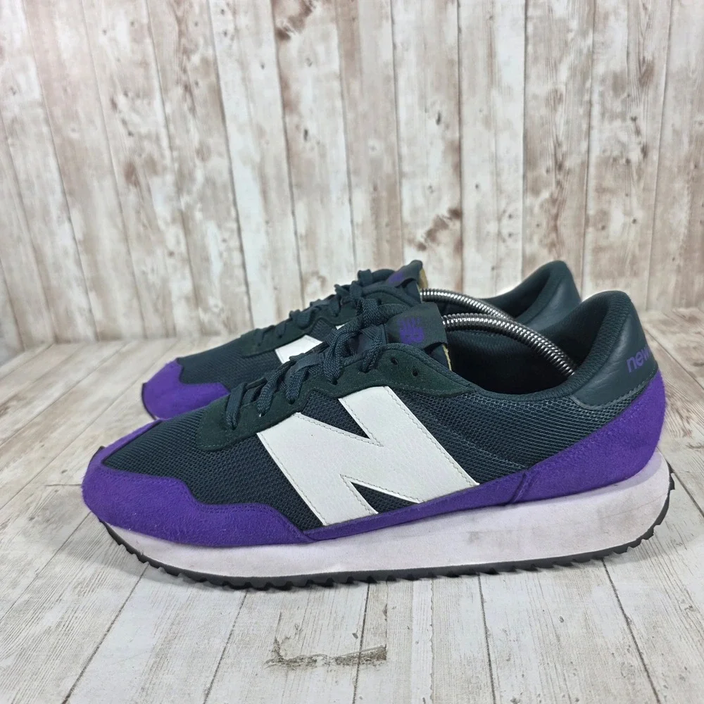 New Balance 237 Mens Shoes Dark‎ Teal Purple White MS237PG1 Retro  Size 12